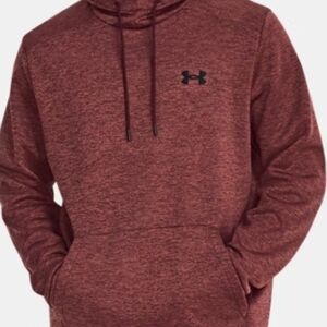 Under Armour Men’s Heathered Burgundy Pullover Hoodie